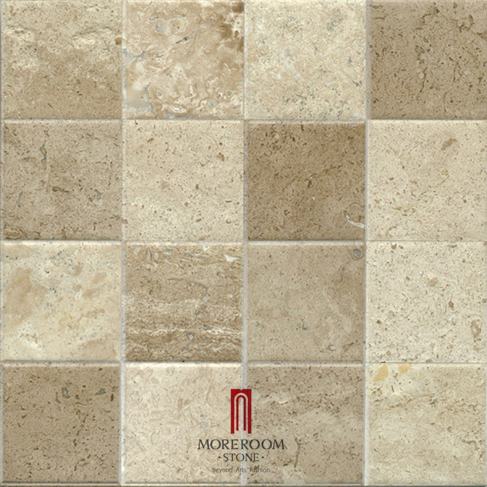 Beige marmeren steen tegels keuken wandtegels keuken foto marmer ...