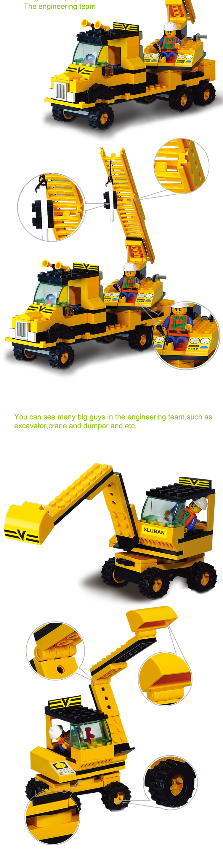 おもちゃプラスチック接続livingstonesslubanm38-b9700トラックおもちゃビルディングブロックセット問屋・仕入れ・卸・卸売り