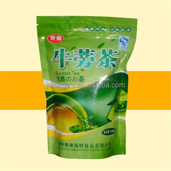 New design doypack empty tea bag for sale