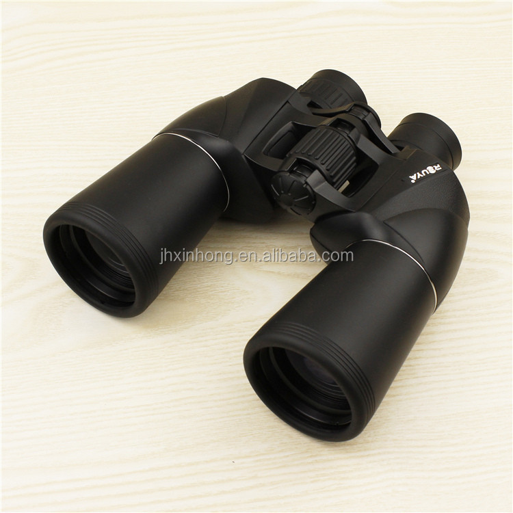 10x50 All-optical Long Distance Waterproof Floating Black Binocular Telescope With BAK4 Porro Prism For Outdoor Sport Hunting