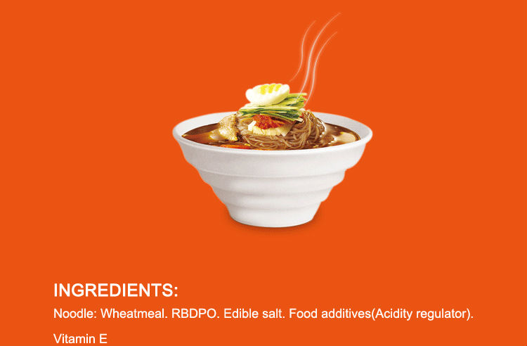 Tasty instant noodle with carton box