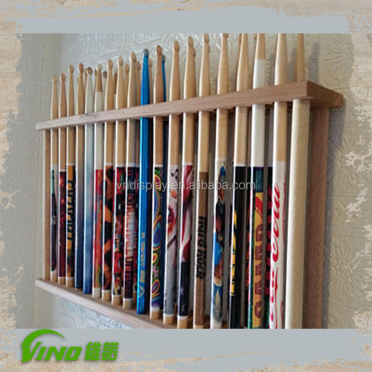 Custom Wood Music Instrument Display,Unique Drumstick Holder Wholesale