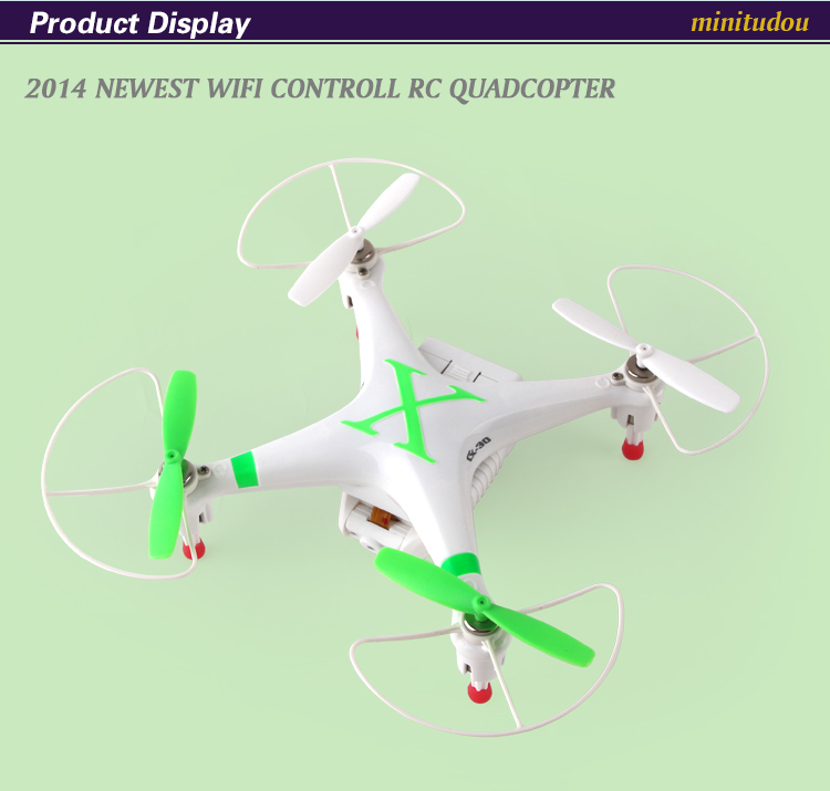 カメラ付き2014年quadcopterドローン最新wifiカメラのwifiアンドロイドwificx-30wおもちゃドローン問屋・仕入れ・卸・卸売り