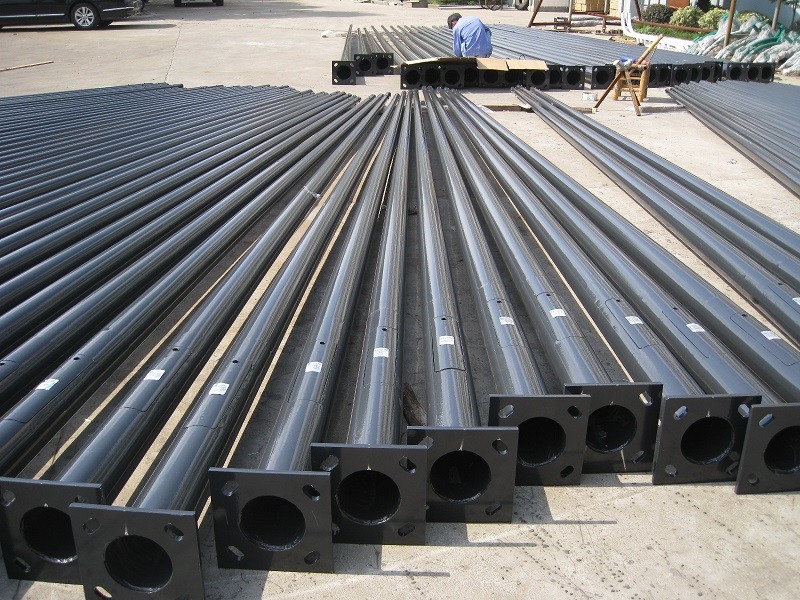 4m Iso90012008 Round Tapered Galvanised Steel Poles Buy Round Poles