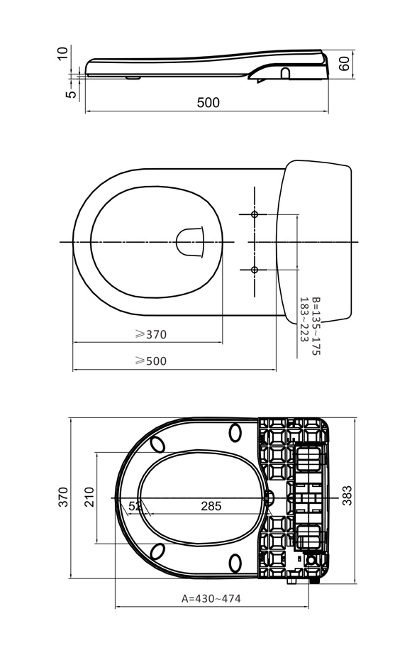 Watermark Toilet Seat With Integrated Bidet Buy Toilet Seat With