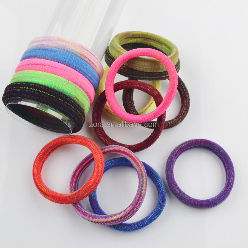Colorful Nylon Spandex Hair Ties For Kids