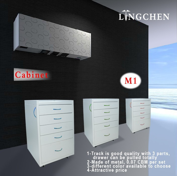 工場の金属m1linchen歯科クリニック家具販売のためのポータブルモバイル歯科キャビネット仕入れ・メーカー・工場