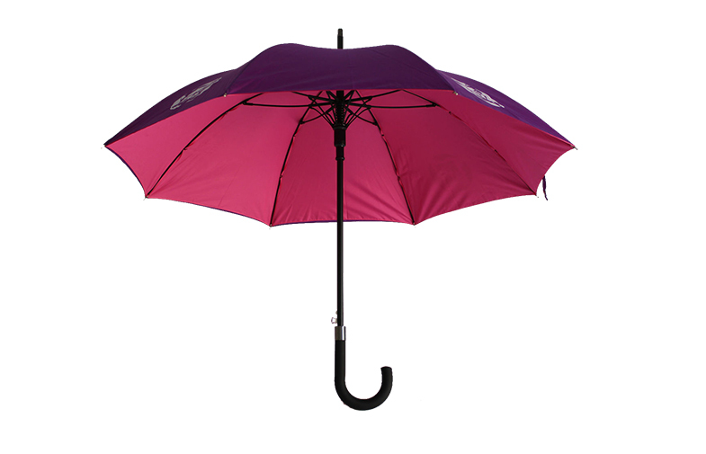 アーク46インチ紫のファッションの雨、 プラスチック悪党ハンドル問屋・仕入れ・卸・卸売り