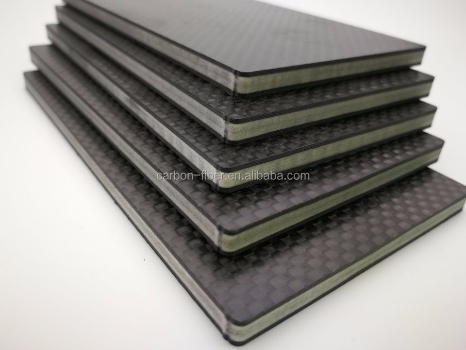 China Supplier Carbon Fiber Foam Core Frp Sandwich Panel Sheet With Cnc