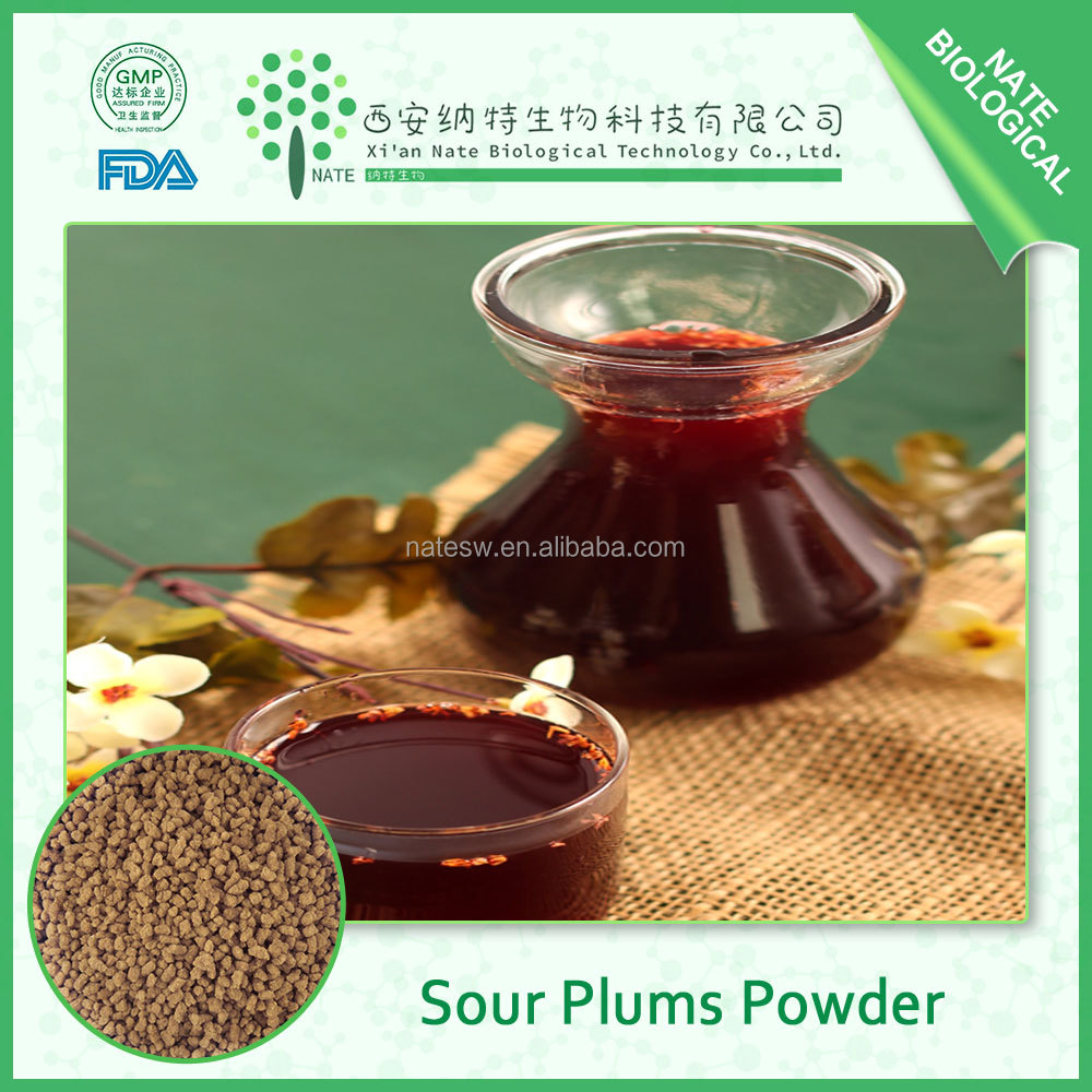 plum , hawthorn, osmanthus, licorice extract / sour plums powder