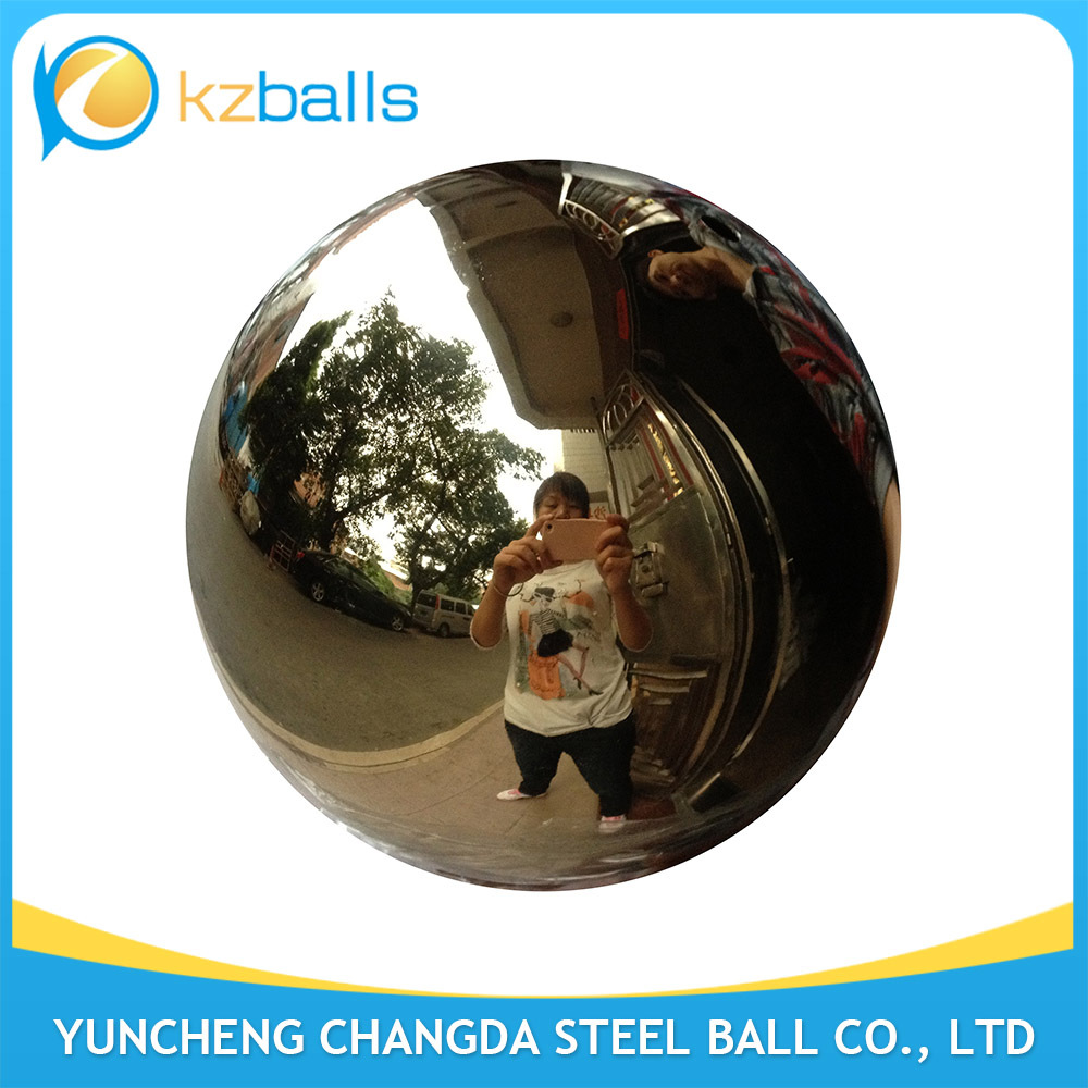 decorative 75mm 100mm seven color stainless steel gazing ball