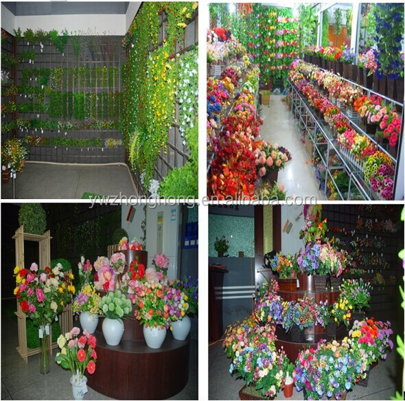 中国卸売菊人工の花、 卸売装飾的なプラスチック製の家と庭のための問屋・仕入れ・卸・卸売り