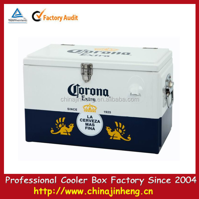 Metal Corona Cooler Box,Rolling Steel Retro Corona Cooler Buy Corona