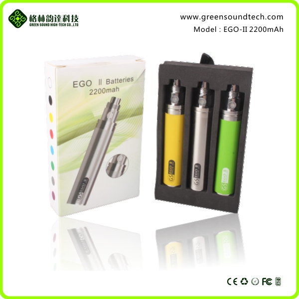 新しいトレンド2014年! エゴecig電池greensoundii2200mahバッテリ用保持1週間特許製品問屋・仕入れ・卸・卸売り