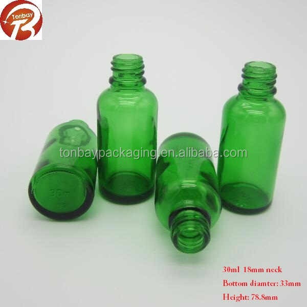 緑のエッセンシャルオイルガラスのドロッパーボトル仕入れ・メーカー・工場