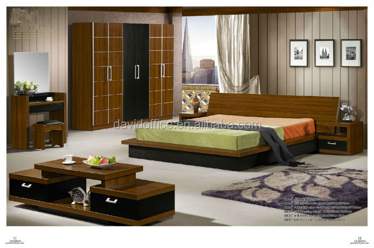 最新の近代的な新しいモデル木製ベッドのデザイン家具ベッド中国仕入れ・メーカー・工場