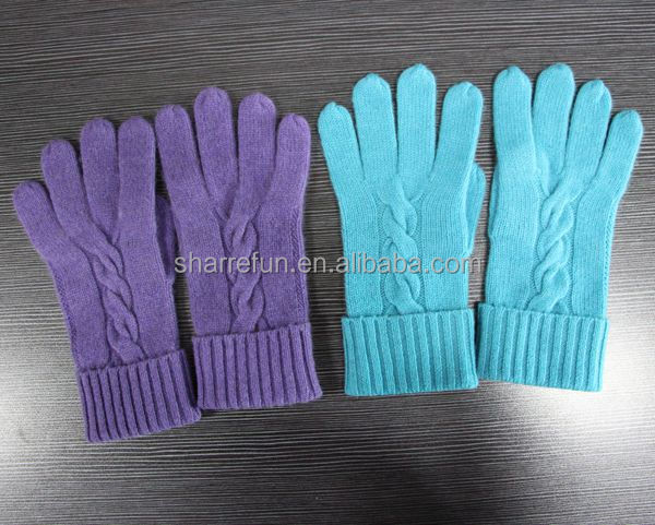 冬暖かい天候カシミヤの手袋仕入れ・メーカー・工場