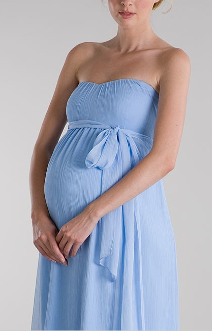 妊娠中m0002フォーマルマタニティードレスストラップレスの背中が大きく開い長い摩耗問屋・仕入れ・卸・卸売り