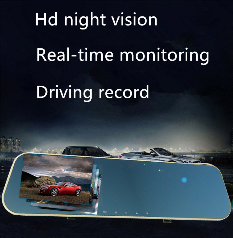 China Manufacturer Rearview Mirror Vehicle Traveling Data Recorder With