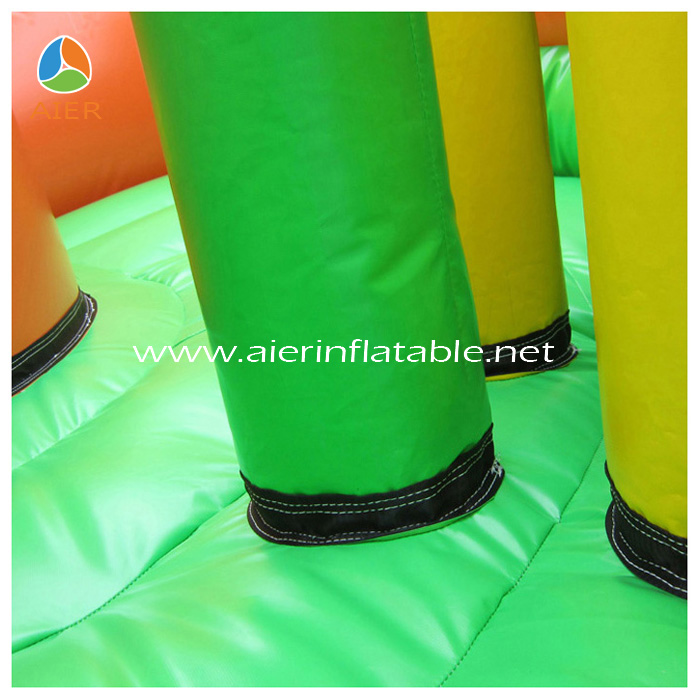 inflatable coconut palm obstacle n slide