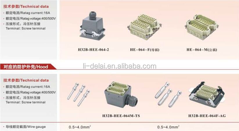 高い評判電気業界ヘビーデューティーコネクタとhaシリーズコネクタメスとオスコネクタ仕入れ・メーカー・工場