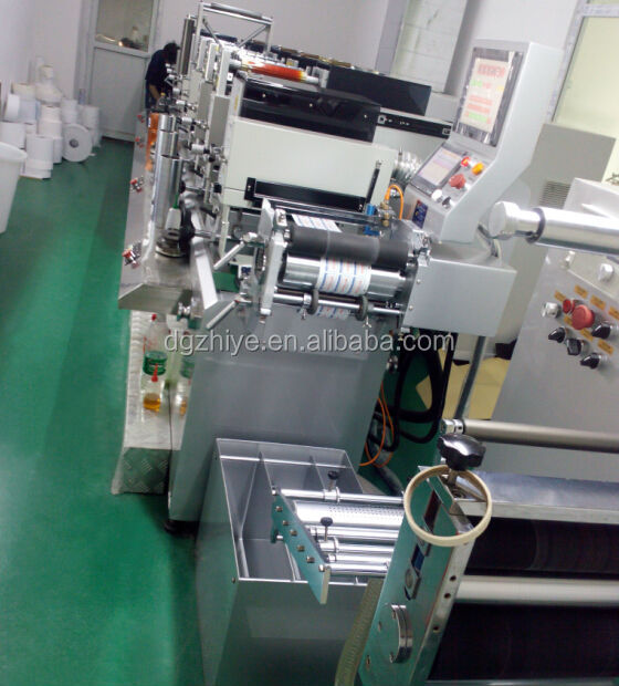 Automatic dispenser roll printing red wine labels