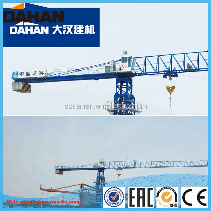 Dahan QTZ63 (5013) topkitタワークレーンブーム長さ50メートルで仕様と良いharge仕入れ・メーカー・工場