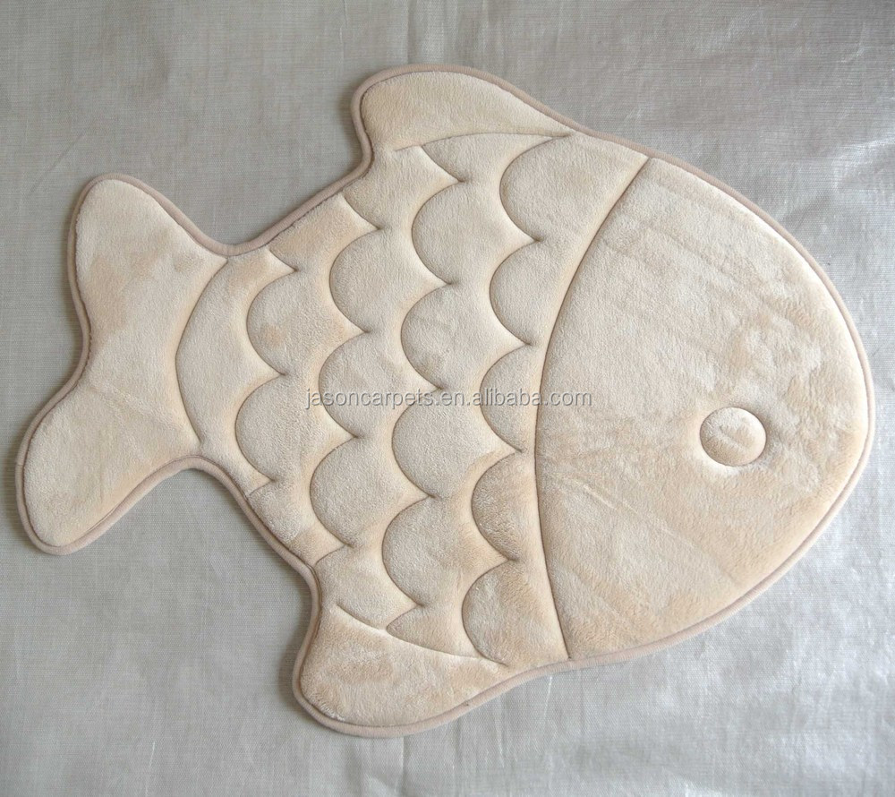 Forme de poisson tapis de bain tapis de salle de bain id de ...