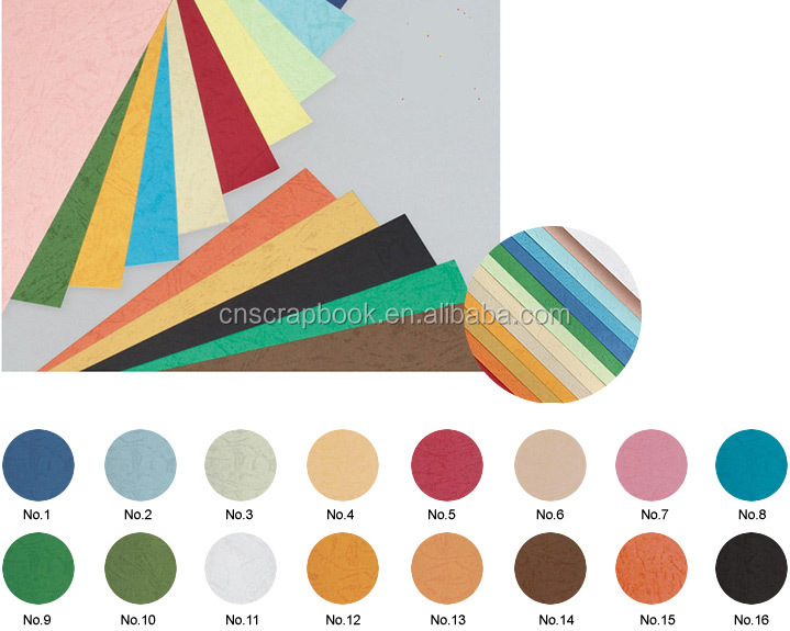 高品質の卸売2015210革グレイン紙のgsmの色仕入れ・メーカー・工場
