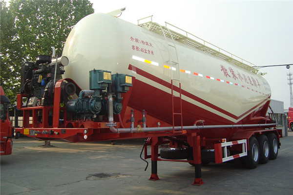 TITAN powder cement tank semi trailer, bulk cement carrier tank semi trailer