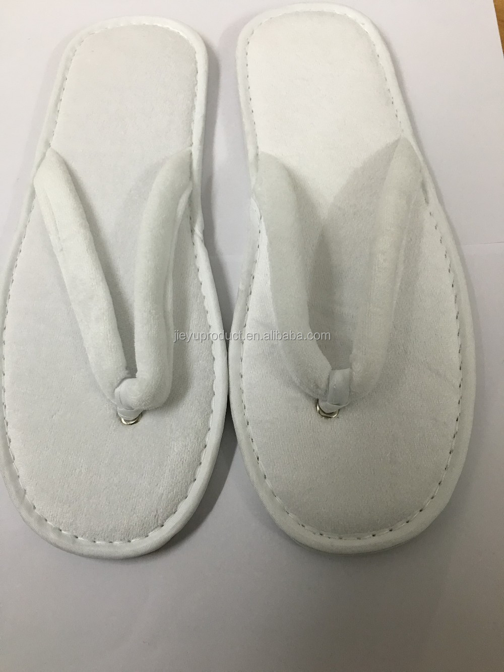 Disposable Velour Flipflop Slipper Buy Open Toe Slipper,Flipflop
