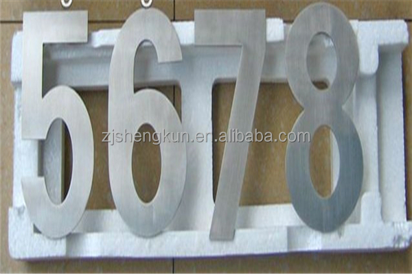 ファクトリーアウトレット屋外ステンレススチール文字と数字、 金属標識仕入れ・メーカー・工場