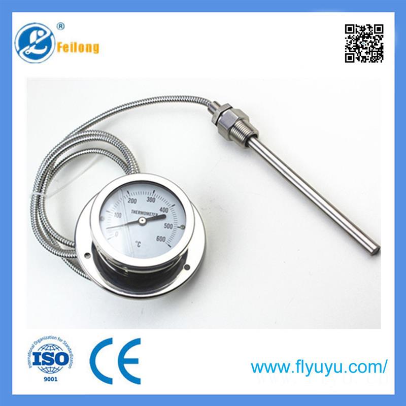 Ip65 Waterproof Bimetallic Marine/vessels Thermometer Pressure Type