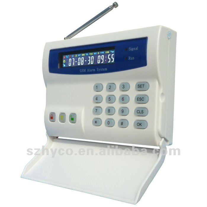 Home Solutions Wireless Gsm Alarm System With Lcd Screen