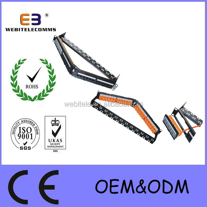 24ポートstpパッチパネル、 19インチ、 cat5e/cat6/cat6aパッチパネル、 クローネidc問屋・仕入れ・卸・卸売り