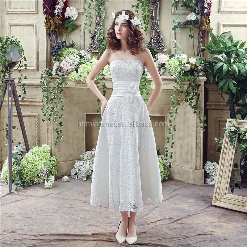 Spaghetti Straps Heavy Beaded Sexy Short Front Long Back Wedding