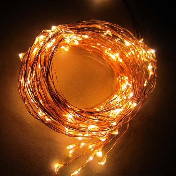 Red Green Black Silver Brass Wire Rice Mini Ultra Thin Copper Low Voltage Led String Lights