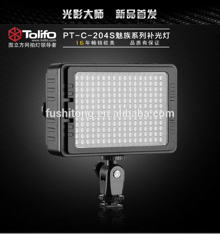 Pt-204上のled- カメラビデオ、 写真撮影のための光仕入れ・メーカー・工場