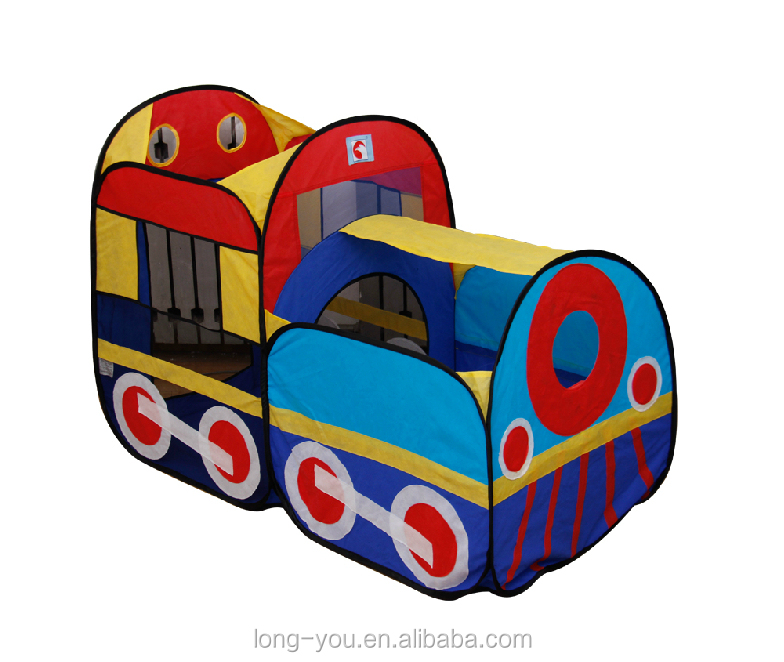 Aioiai Pop Up Train Toys Tent For Kids Indoor Train Engine Play Tent