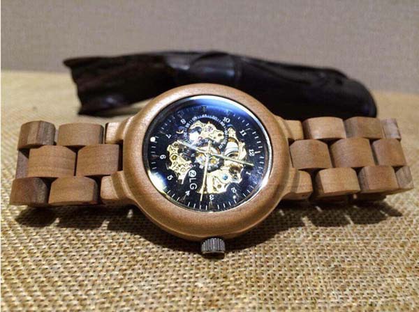 new wood watches, new design wooden watch, mechanical wooden watch