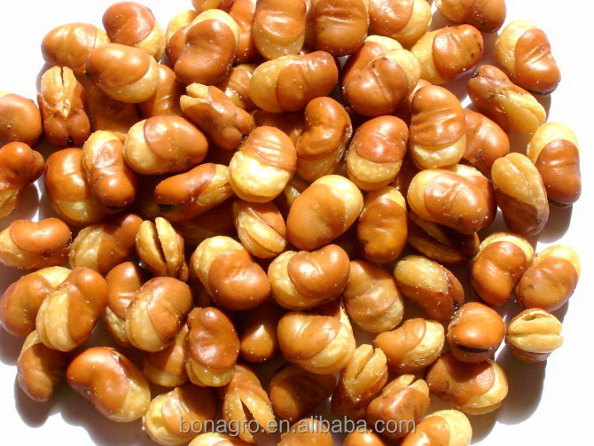 Fried and salted broad beans