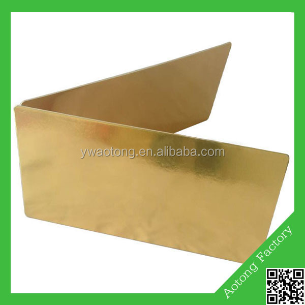 長方形の形ゴールドシート紙ボードパン屋のための食品トレイ仕入れ・メーカー・工場