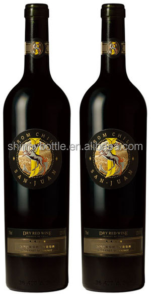 high-quality dark red wine bottles, champange bottles, fruit wine bottles wholesale