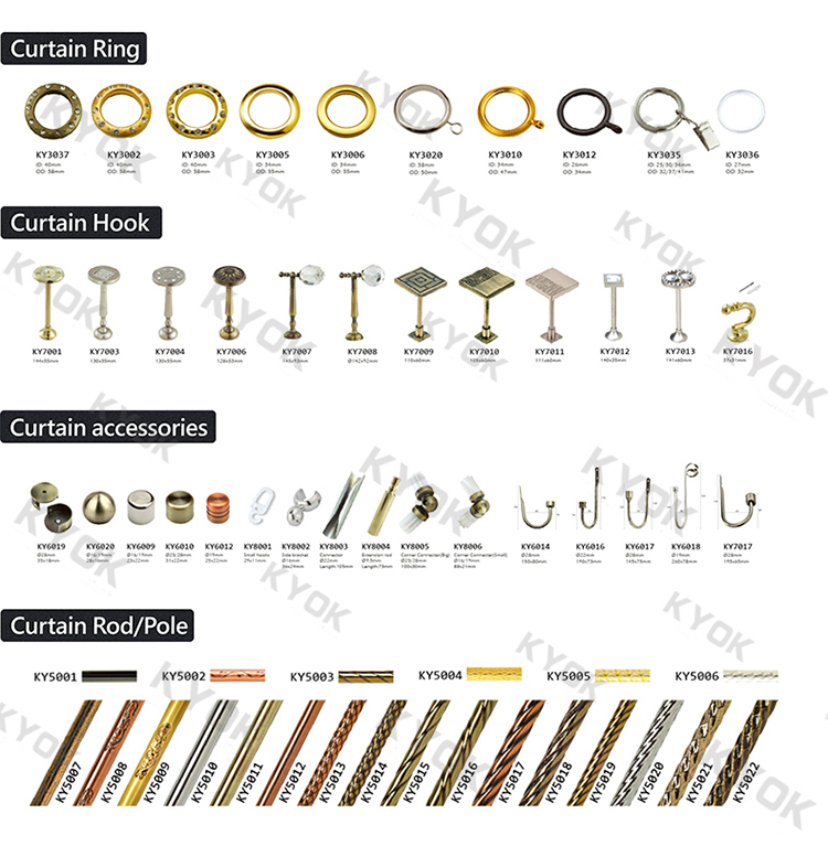 Rustic Curtain Rods Chrome Iron Curtainrods Window Curtain Rods
