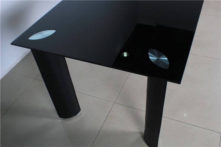 Dt 809 comedor diseño te negro vidrio templado mesa comedor ... Vidrio comedor diseño