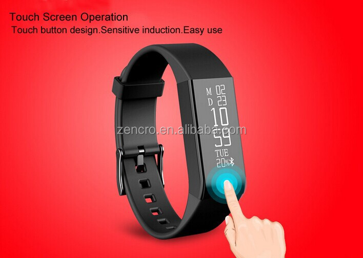 Zencro最新ムーティ機能fitbit充電hr心拍数モニターbluetooth veryfitスマートリストバンドブレスレット仕入れ・メーカー・工場