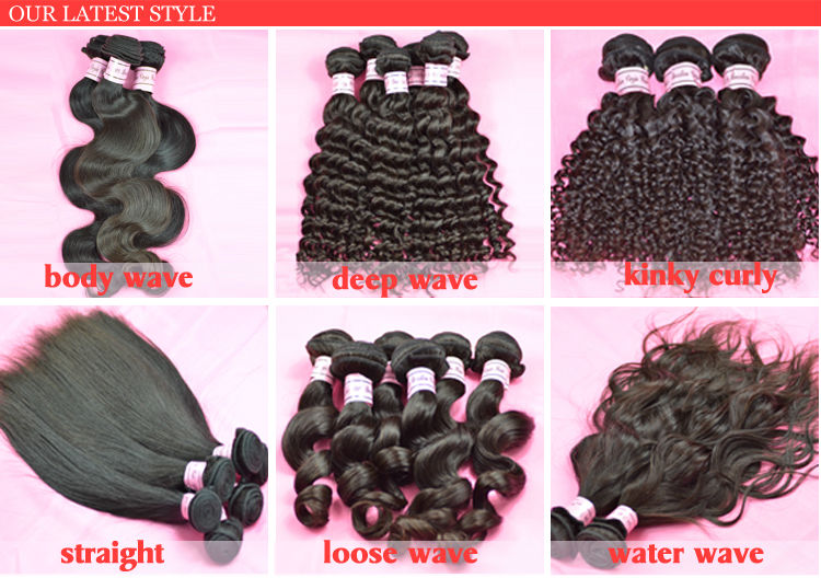 工場出荷時の価格生6a100％未処理のブラジルの髪織り問屋・仕入れ・卸・卸売り