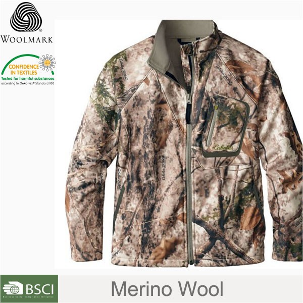 Useful Hunting Clothes Camouflage Jaket,100 Merino Wool Hunting Jacket