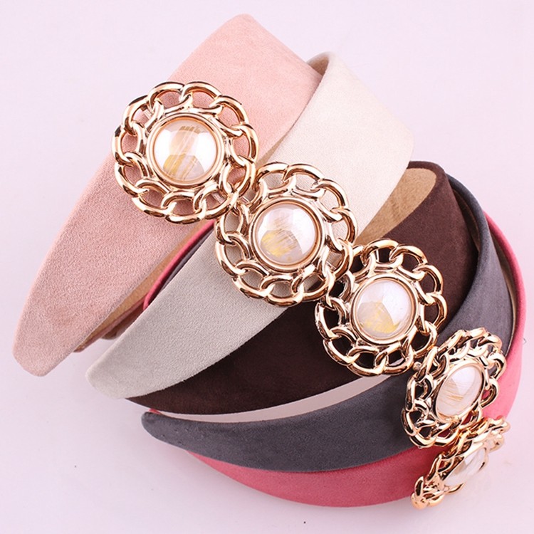 Bulk Wide Plastic Headbands Metal With Pearls Hairband Buy Headbands