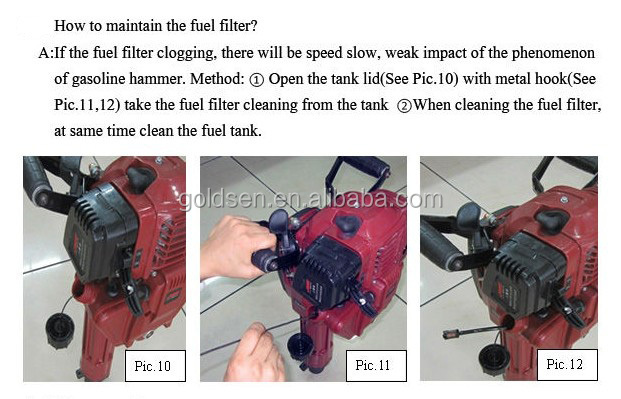 解体ハンマー52cc１７００wガソリンポータブルガス動力ジャッキgw8192ブレーカ問屋・仕入れ・卸・卸売り